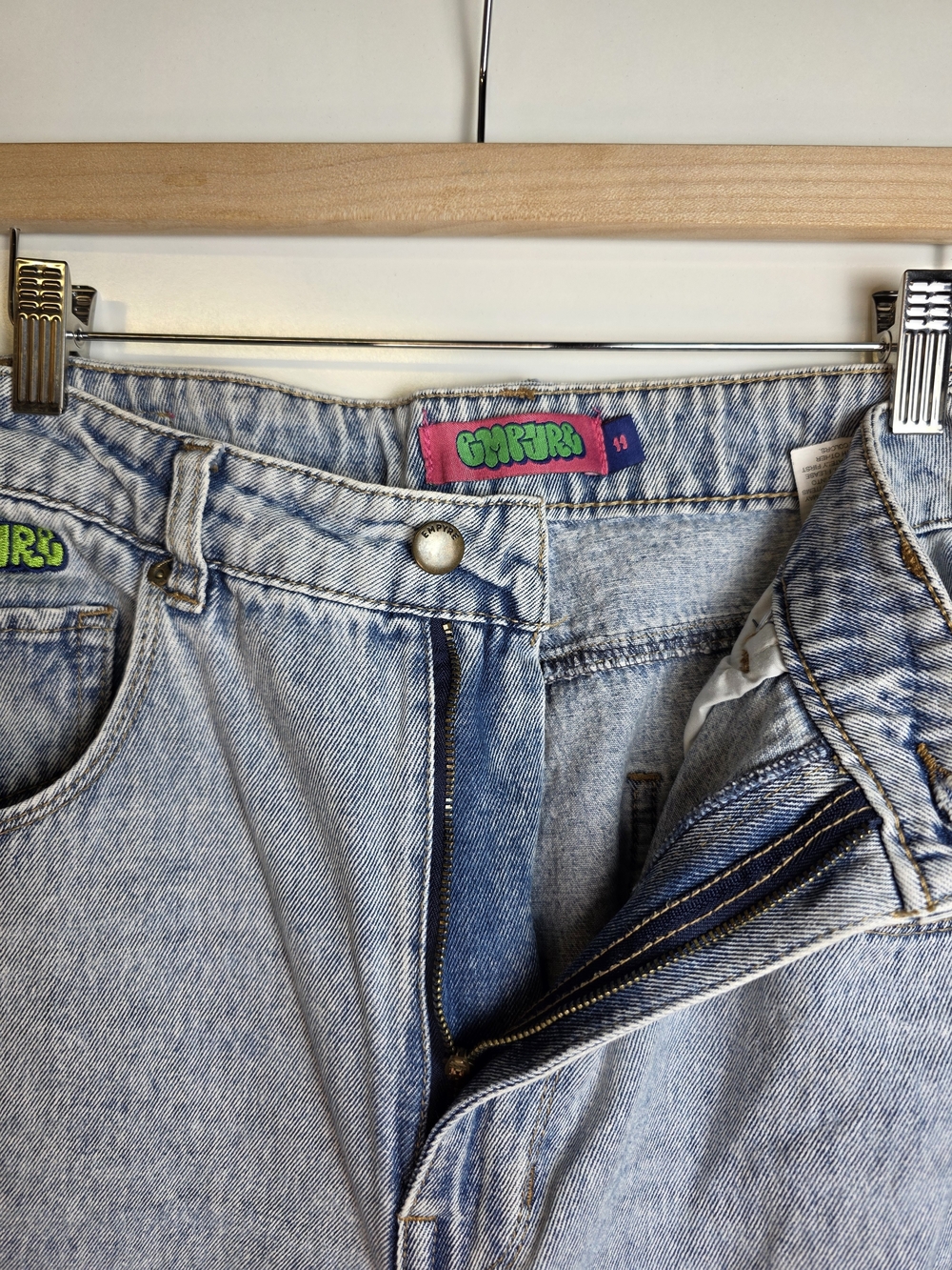 Empyre Light Wash Carpenter Jeans Size 11 | Y2K Skate Style Denim Grunge - Picture 3 of 8